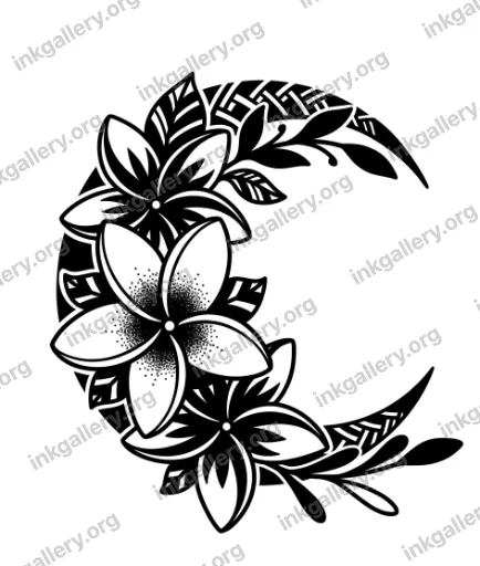 Blackwork tattoo of Blackwork tattoo design
