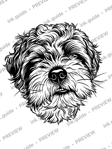 Illustrative attached tattoo — Illustrative style tattoo based on the attached reference photo.